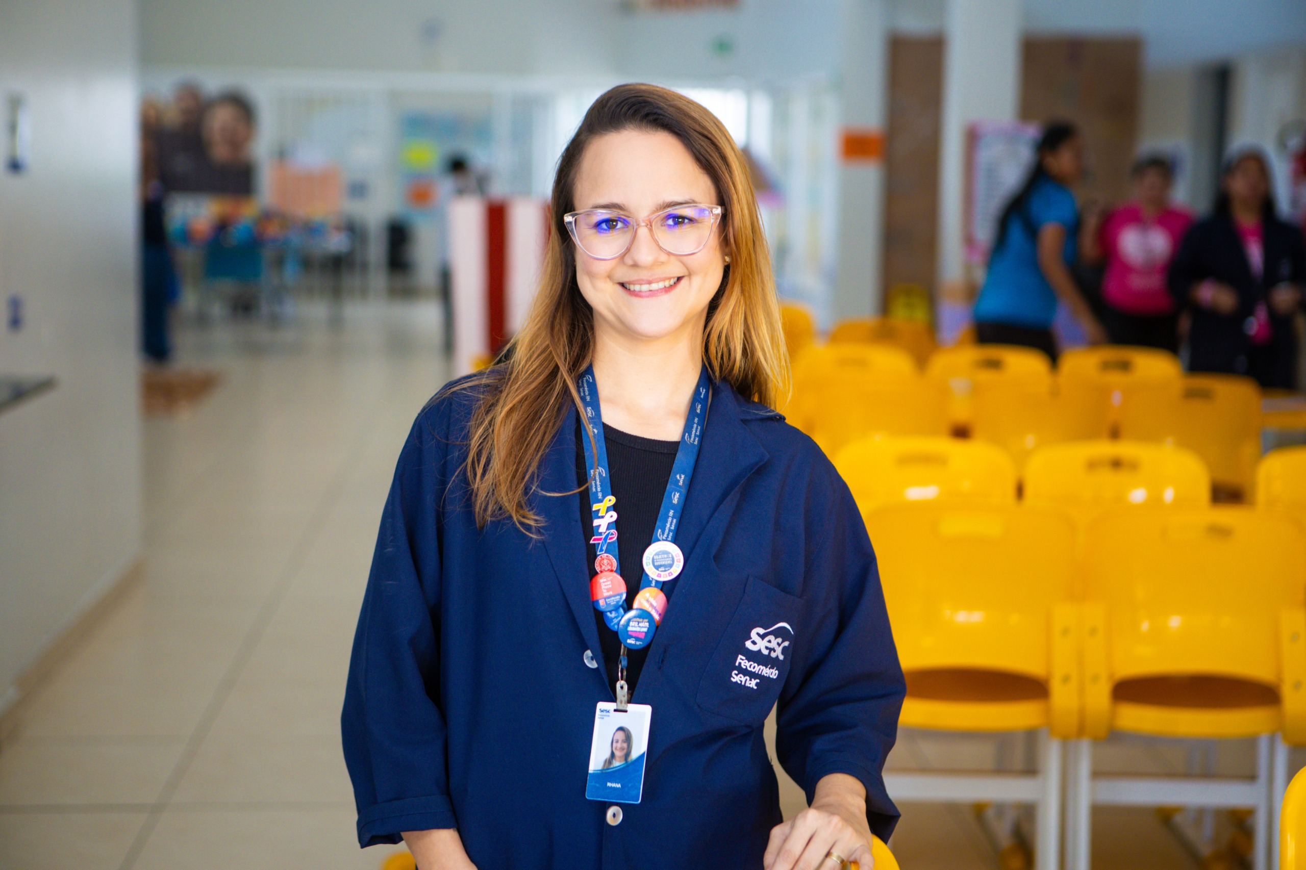 Rhana Gabriele de Aquino Soares, nutricionista da Escola Sesc / Foto: Alexandre Lago.