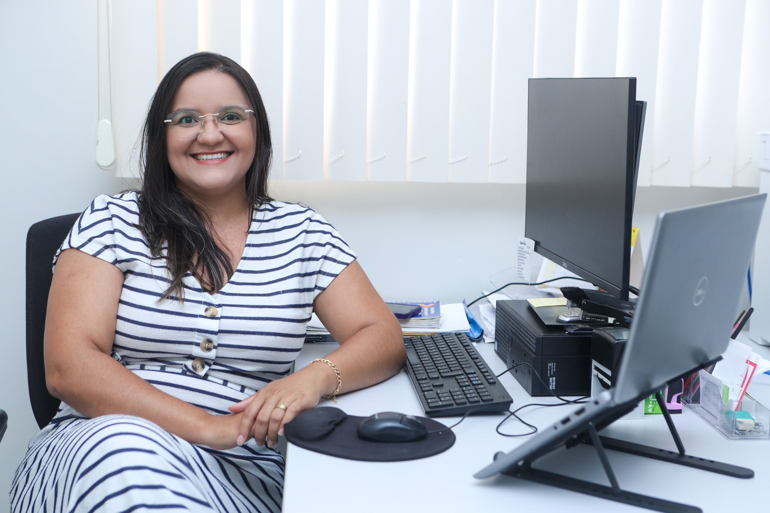 Thaciane Martins Câmara Alexandre, diretora da unidade da Escola Sesc da Zona Norte de Natal / Foto: Alexandre Lago