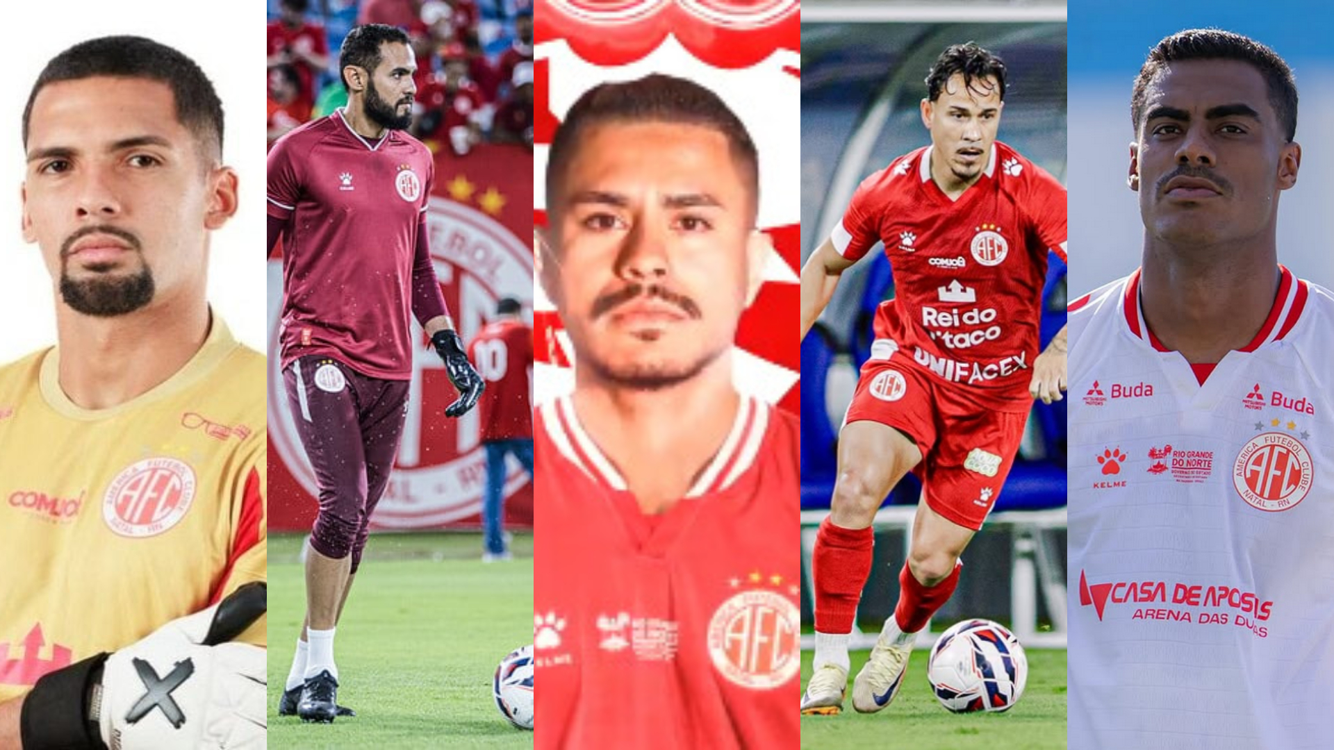América anuncia a saída de cinco jogadores; veja quem deixa o time