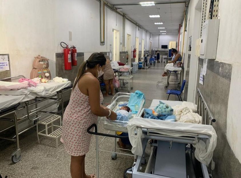 O problema levou à suspensão das cirurgias eletivas até sexta-feira (5), à transferência de gestantes internamente dentro da unidade e ao redirecionamento de partos para o Hospital Santa Catarina, na Zona Norte. Imagem reprodução internet.