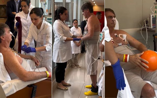 A defesa do ex-presidente sustenta que novas intercorrências clínicas exigem cirurgia imediata, o que poderia justificar autorização para tratamento fora da unidade prisional. Imagem: divulgação Bolsonaro.