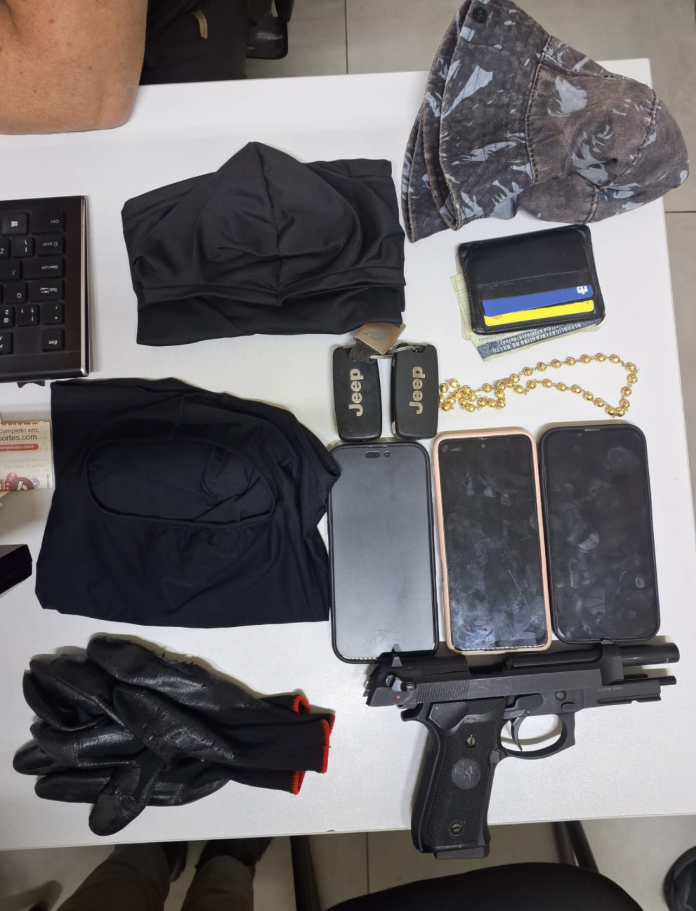 Itens apreendidos pelos policiais. Foto: Divulgação/PMRN