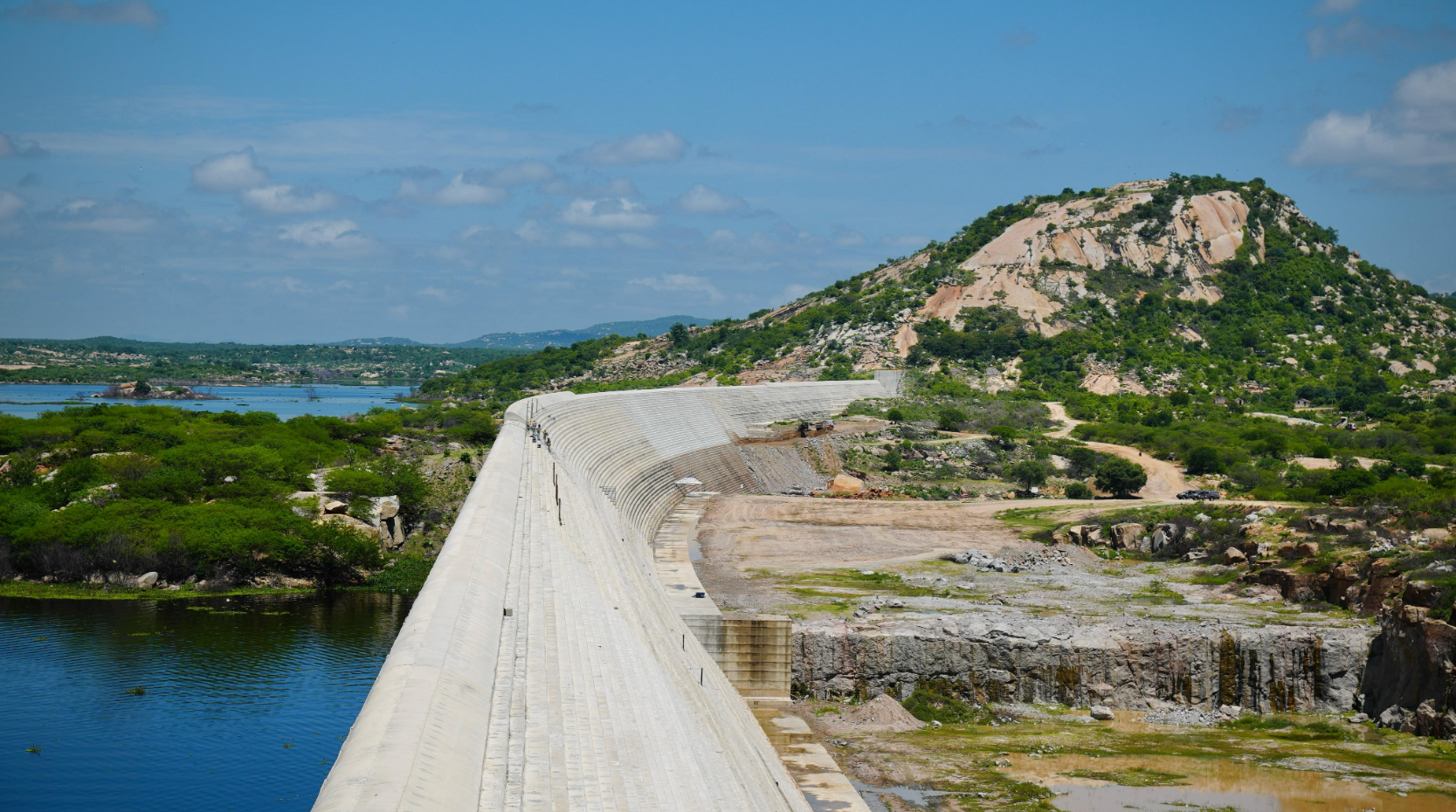 Barragem de Oiticica, em Jurucutu, foi inaugura da em Março de 2025. Foto: Reprodução/Governo Federal