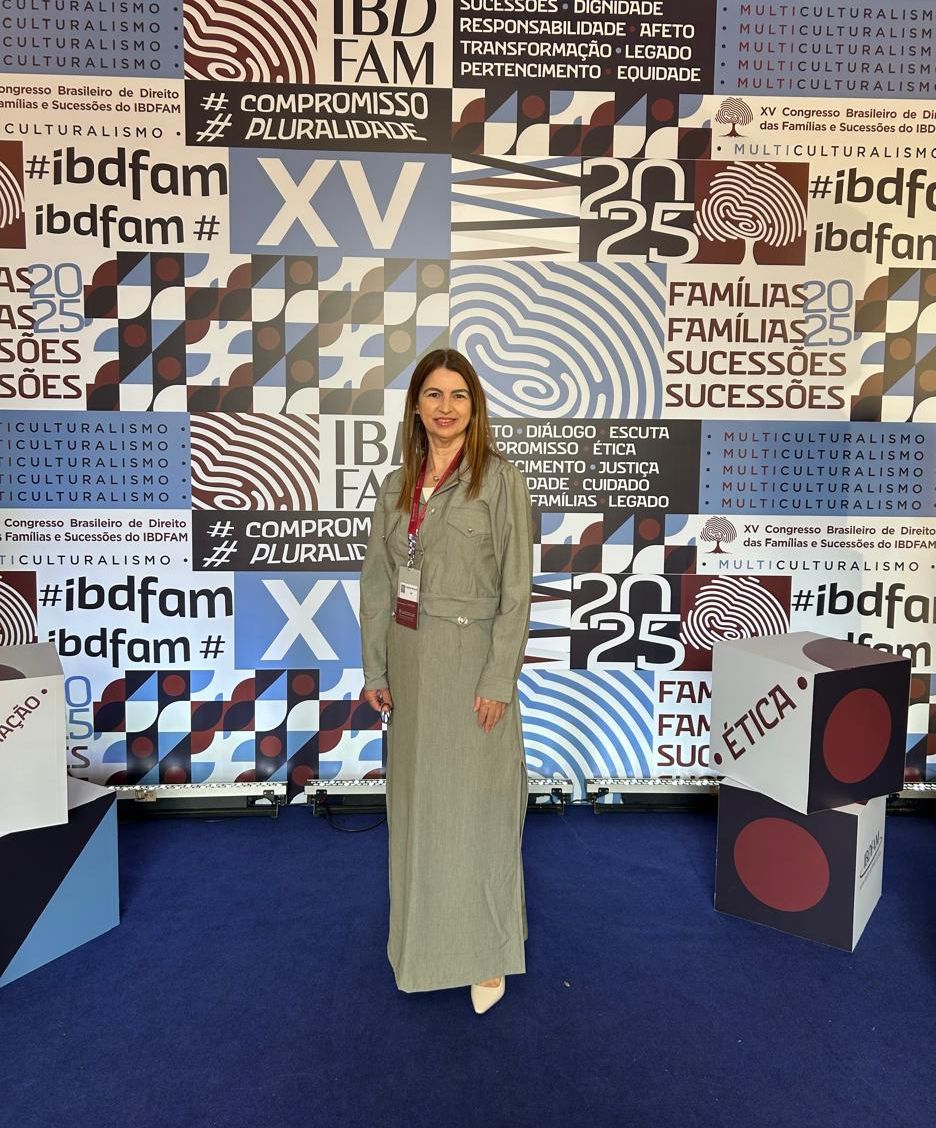 Juíza Virgínia Marques, Titular da Sexta Vara de Família e Sucessões destaca a importância da guarda compartilhada. Foto: Reprodução/Arquivo Pessoal.