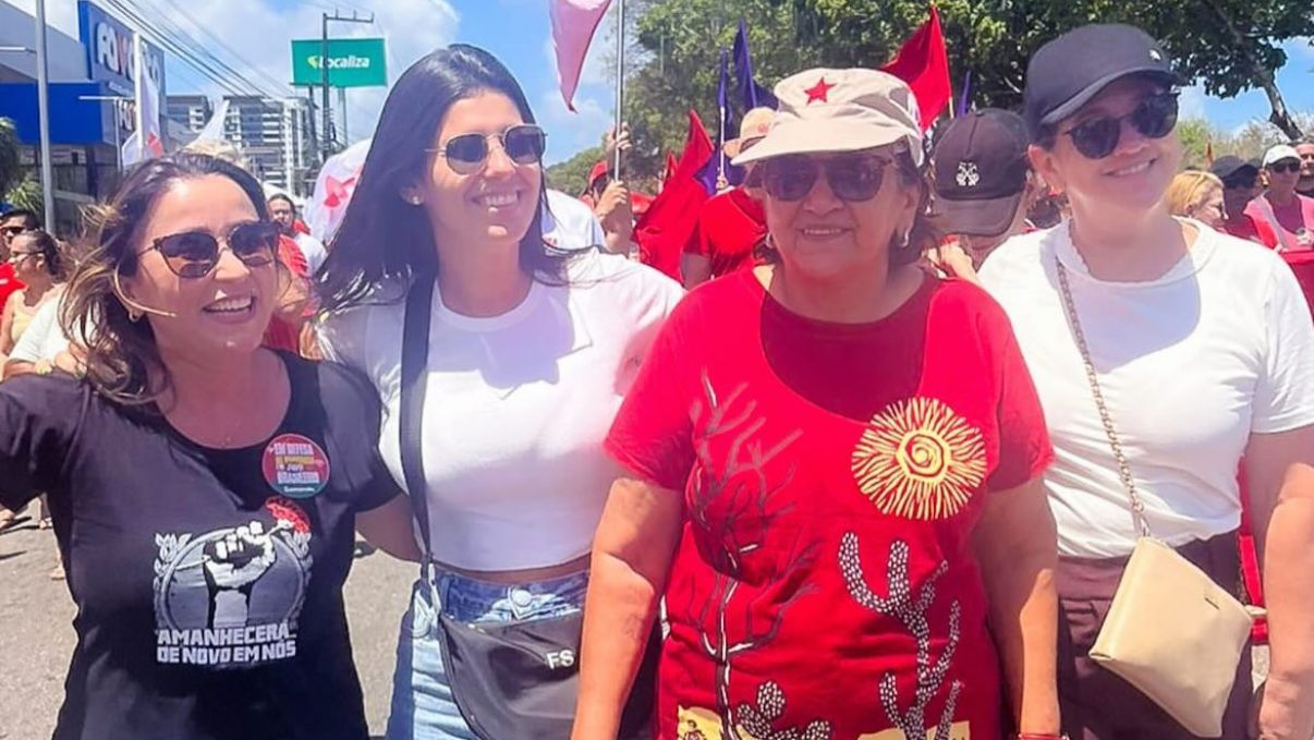 Governadora Fátima Bezerra e vereadora Samanda Alves, participaram do ato. 