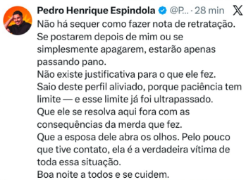 Foto: Reprodução/X