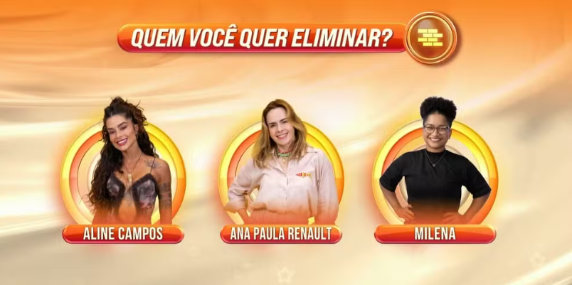 Aline Campos, Ana Paula Renault e Milena estão na berlinda. Foto: Gshow