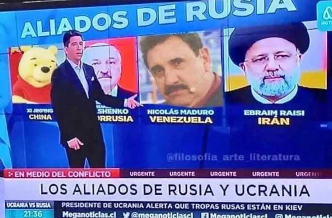 Imagem de Ratinho é colocada no lugar da foto de Maduro