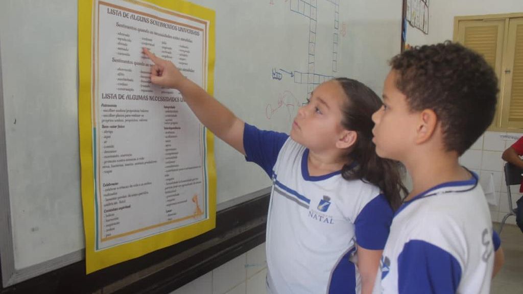 Alunos da rede municipal Natal - prefeitura