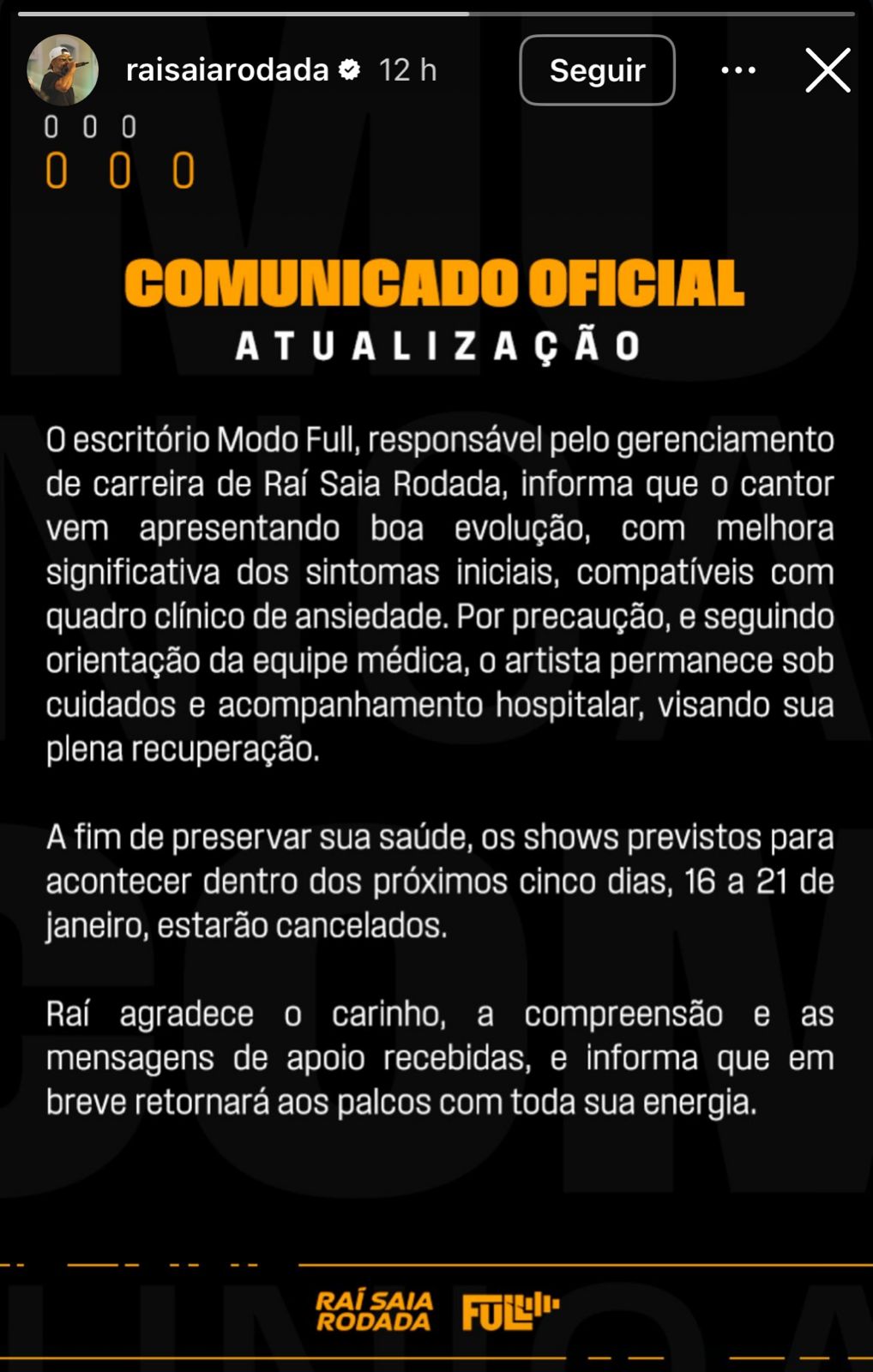 Foto: Instagram/@raisaiarodada