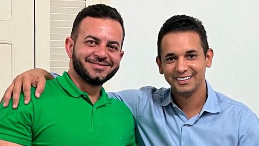 Oseas Monthalggan e Allyson Bezerra, em registro publicado em rede social do empresário. Foto: Reprodução/Instagram