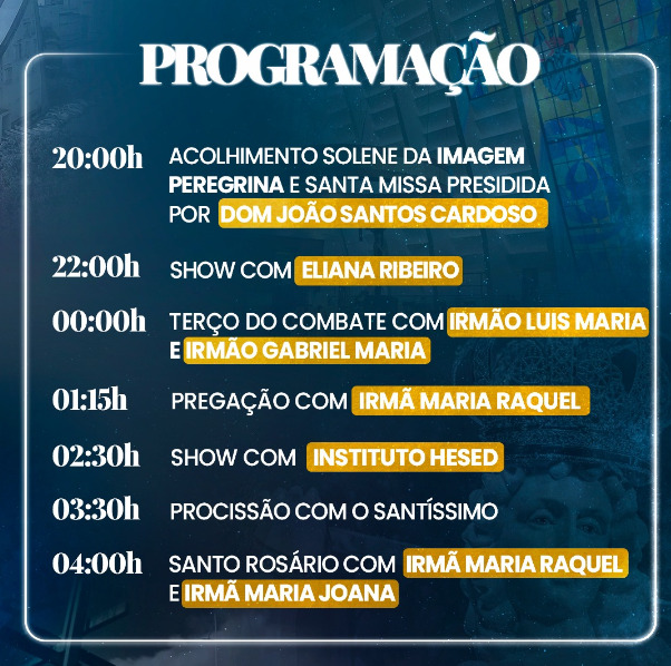 Em Natal, a programação acontecerá no anfiteatro do campus central da Universidade Federal do Rio Grande do Norte, em uma vigília que atravessa a madrugada.