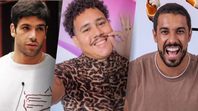 Foto: Kadu Parga, Lucas Buda e Maike são os maiores vencedores da história do programa. Reprodução/Globo