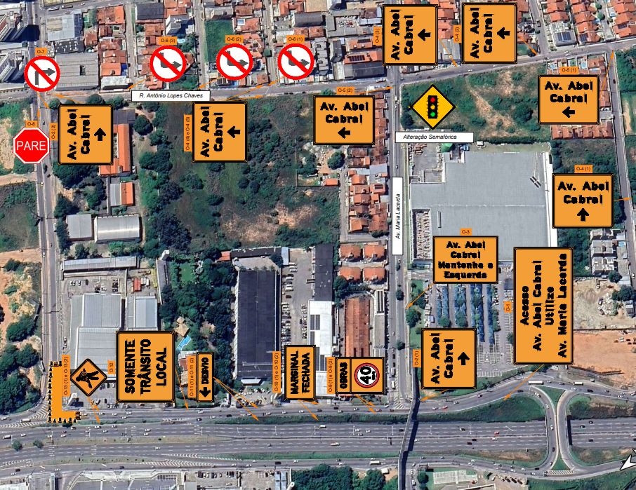 Interdições na marginal da BR-101 e Av. Abel Cabral em Parnamirim