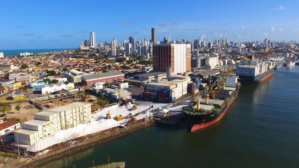 Porto de Natal, na capital potiguar 