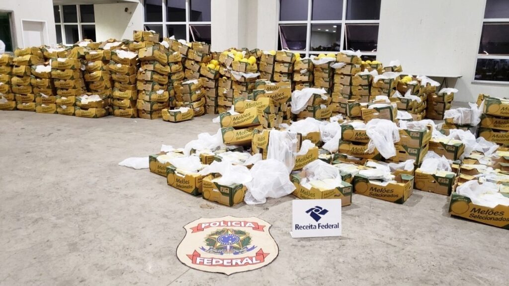 Cocaína apreendida na Operação Maritimum, no Porto de Natal