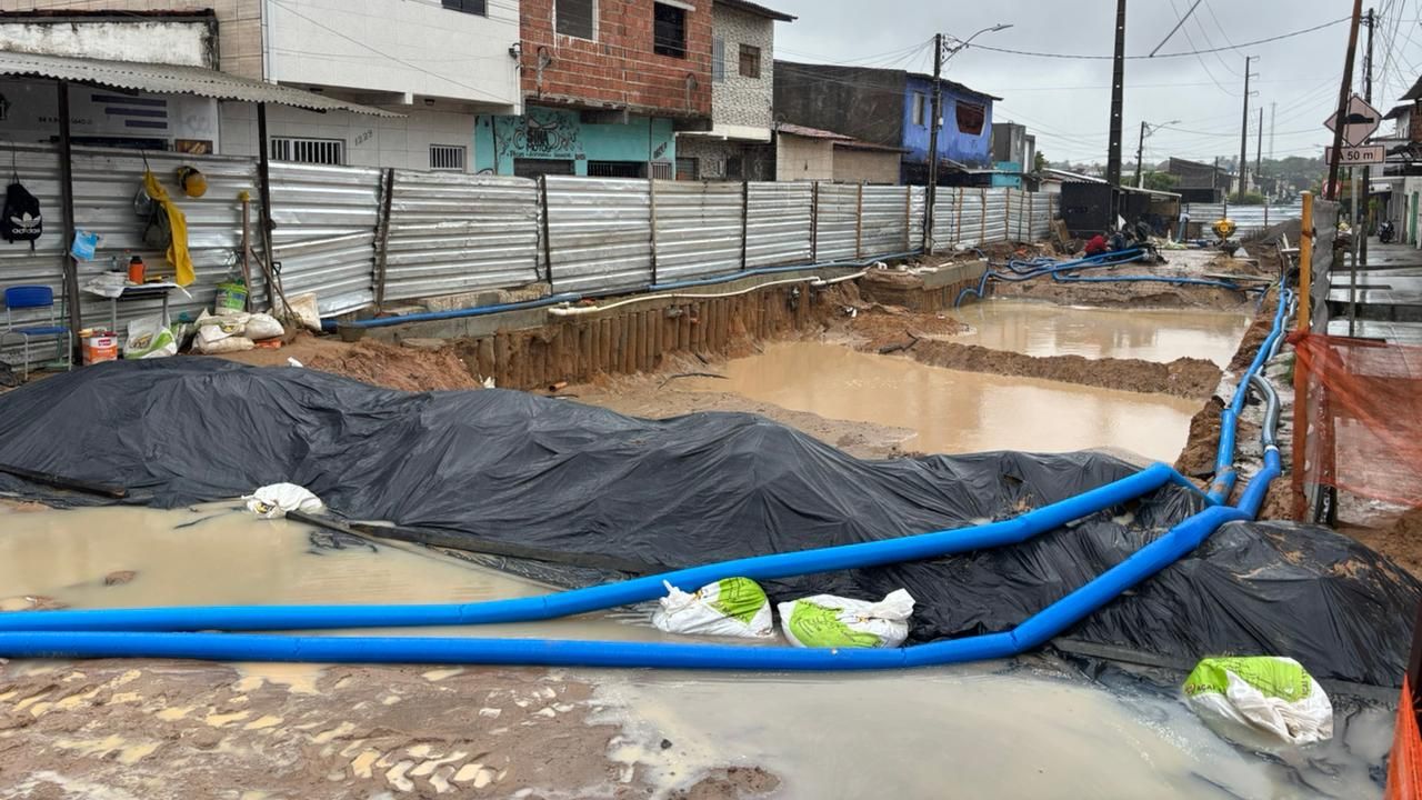 Obra de Drenagem Rua José Luiz da Silva, Nossa Senhora da Apresentação, ZN, Natal