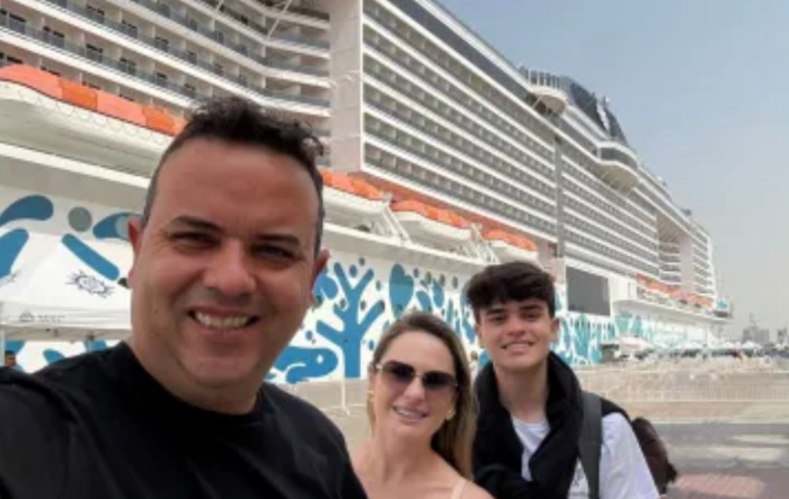 A empresária mineira Ana Paula de Oliveira Graciani, de 38 anos, contou à CNN Brasil que está parada desde sábado (28) no Porto Rashid após o cancelamento de um cruzeiro por causa do conflito.