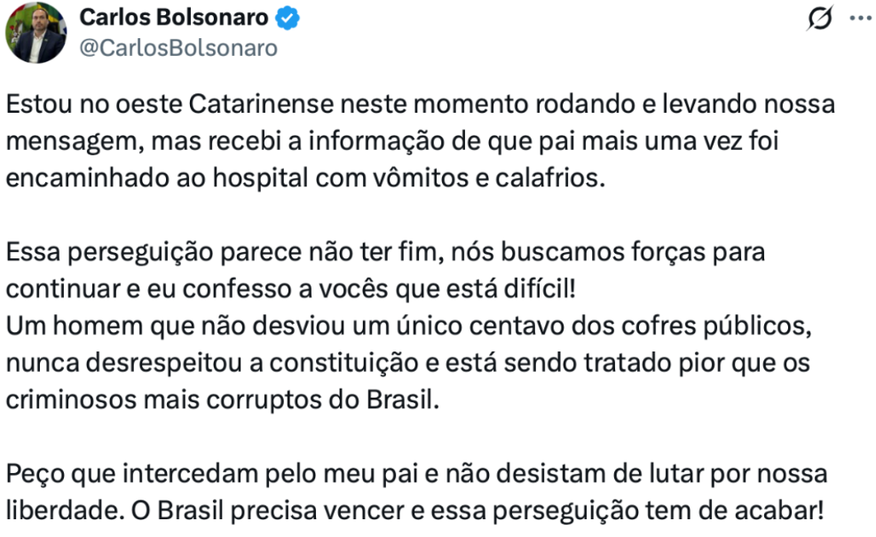 Foto: reprodução/X