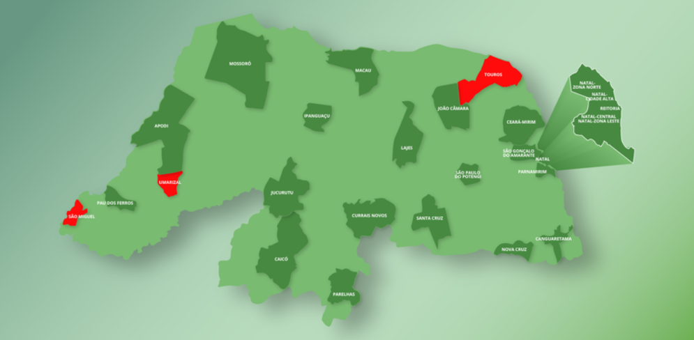 Novas unidades do IFRN serão nos municípios de São Miguel, Touros e Umarizal. Foto: Divulgação/IFRN