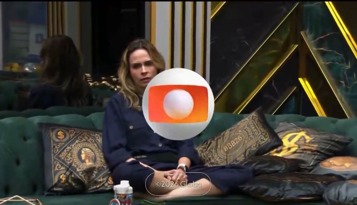 Programa desta terça-feira foi encerrado com imagem de Ana Paula sozinha. Foto: Reprodução/TV Globo