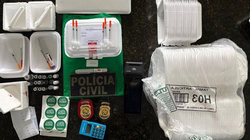 Produtos encontrados pelos agentes. Foto: Reprodução/PCRN