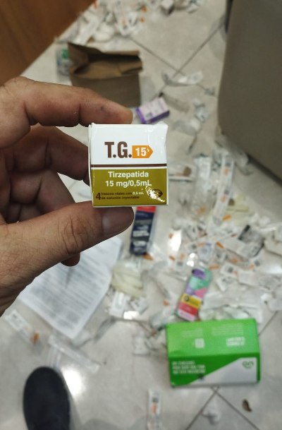 Parte dos produtos encontrados pelos agentes. Foto: Reprodução/PCRN