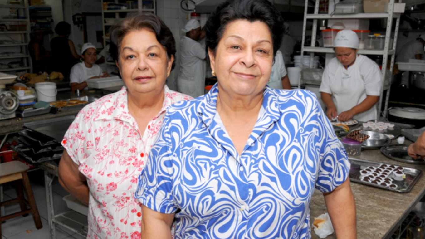  Irmãs Mílvia Maria de Melo e Sônia Maria Galvão são referência na gastronomia natalense. Foto: Revista Deguste