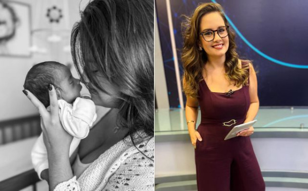 A jornalista é mãe de Pedro, bebê nascido em junho de 2025.