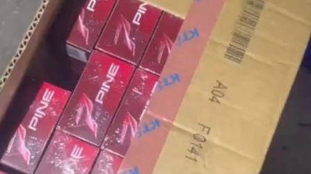 Cigarros contrabandeados apreendidos -PMRN