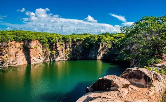 Poço do Eco antes. Foto: @severinoaon