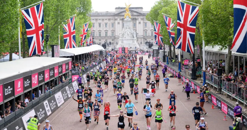 Histórica Maratona de Londres, edição 2026.