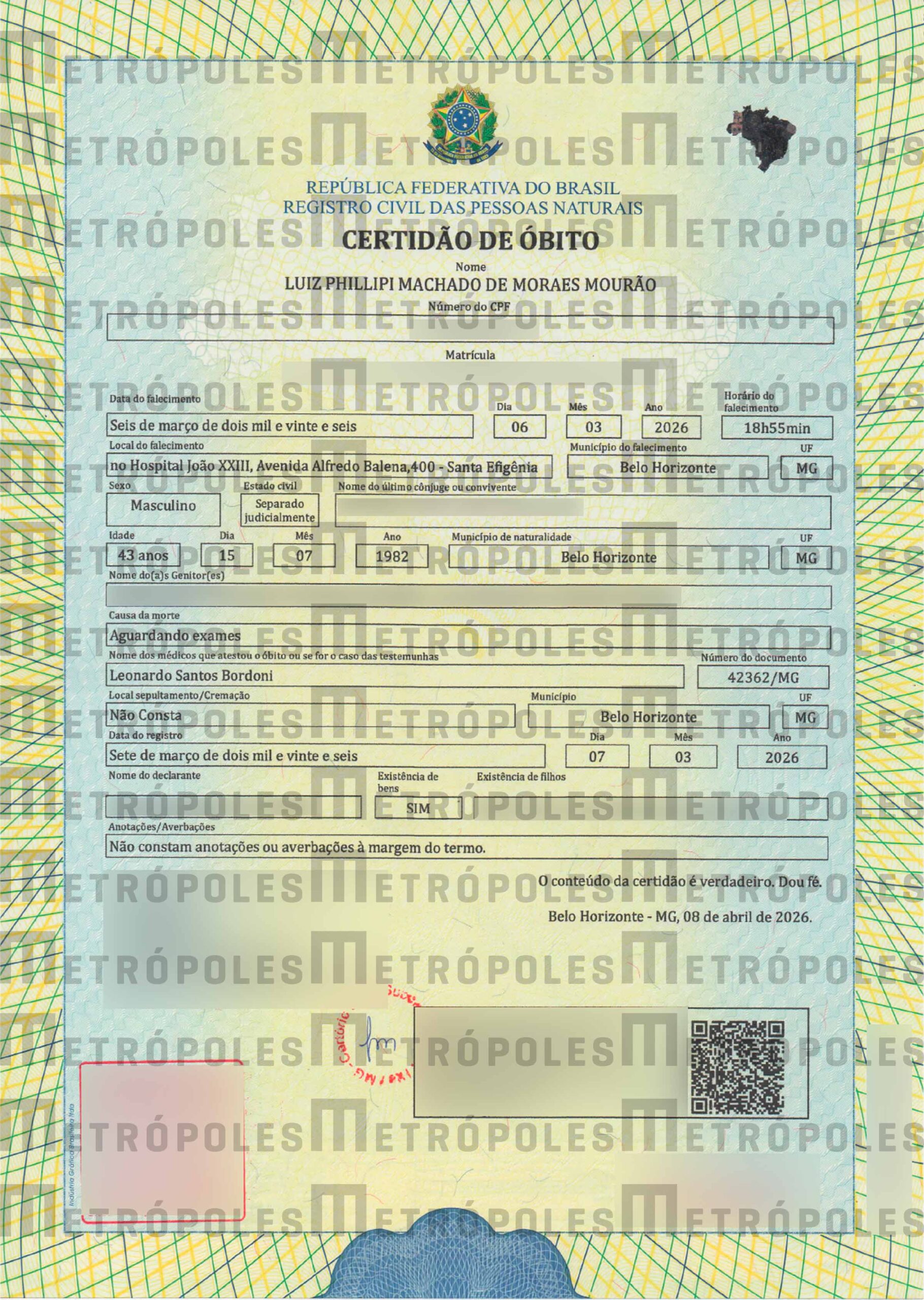 Reprodução: Metrópoles