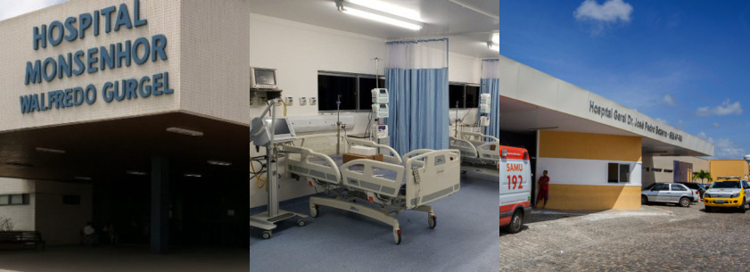 Leitos de UTI bloqueados em hospitais do RN - INTERNET/Sesap