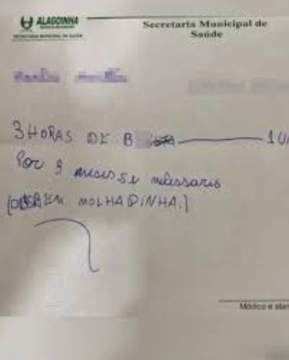 O documento, que passou a circular em grupos e plataformas digitais, trazia a “prescrição” de termos obscenos e acabou ganhando alcance nacional.