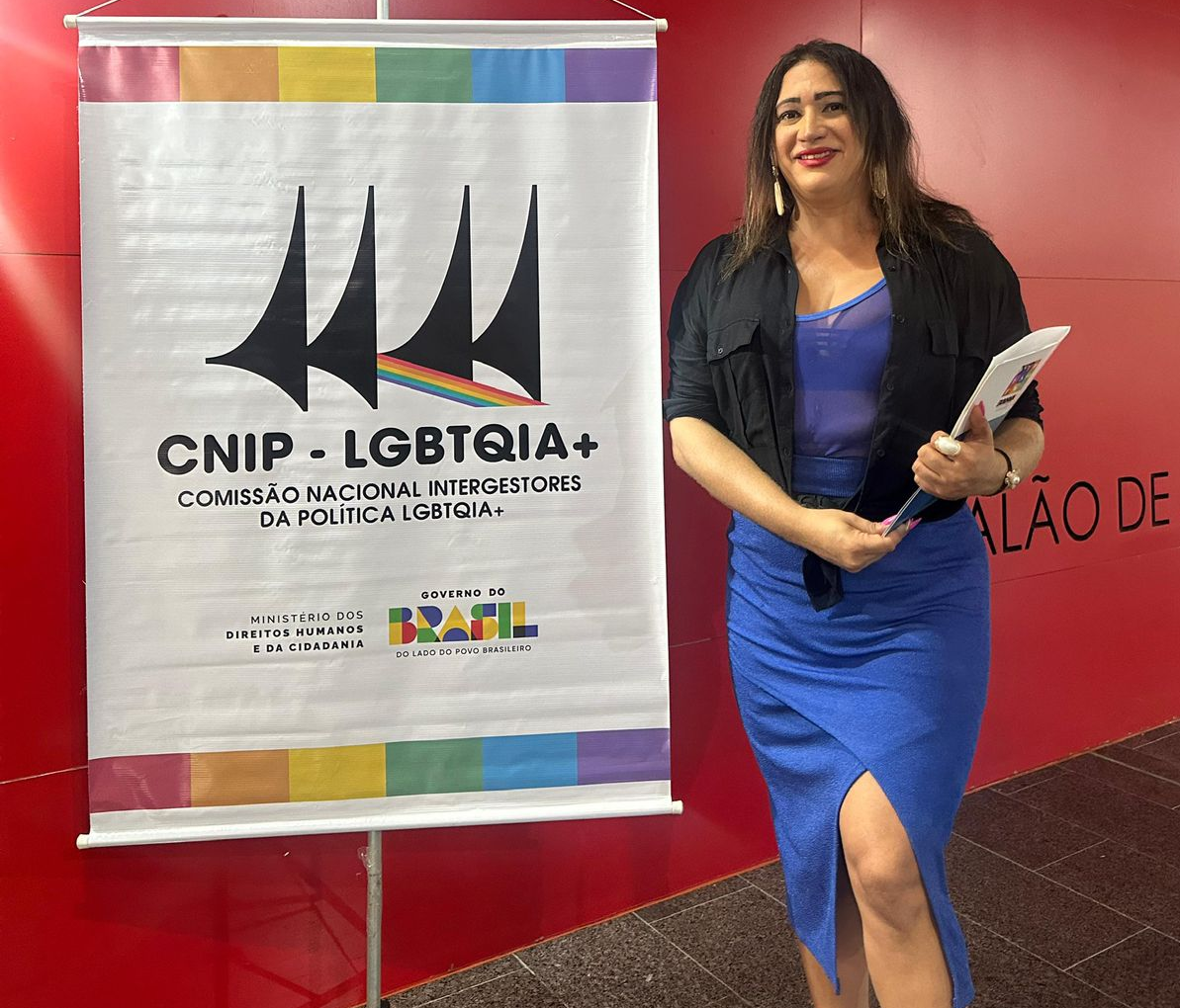 Rebecka de França, coordenadora da Diversidade Sexual e gênero da Secretaria de Estado das Mulheres, da Juventude, da Igualdade Racial e dos Direitos Humanos (SEMJIDH)