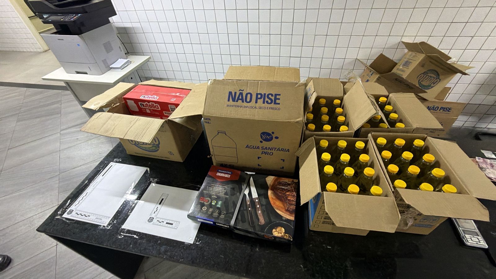 produtos furtados por dupla baiana em supermercados de Natal - PMRN