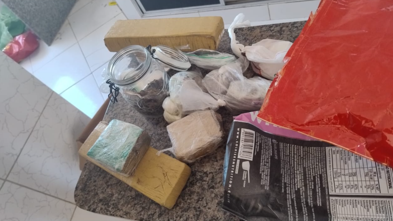 Parte do material encontrado pelos agentes. Foto: Divulgação/PCRN