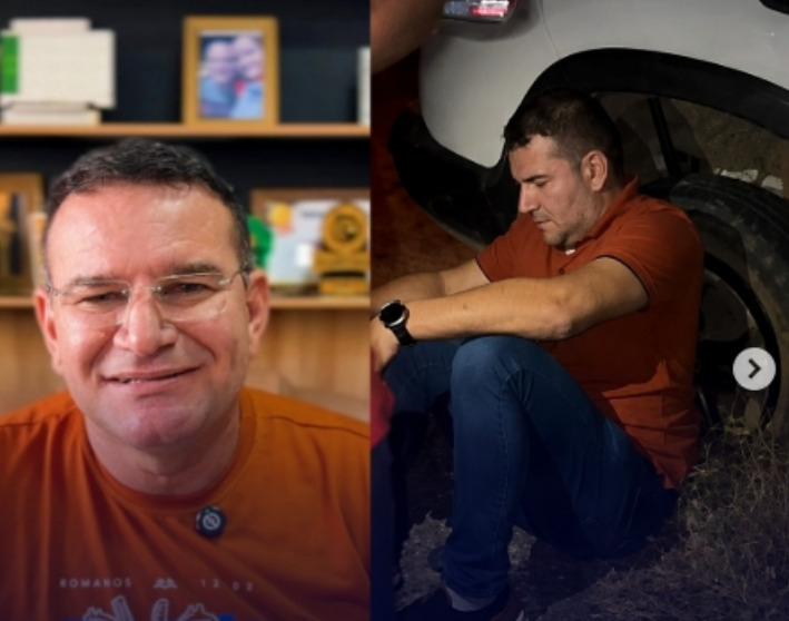 No automóvel que transportava o prefeito estavam também os assessores Paulo Henrique e Ítalo Rodrigues.