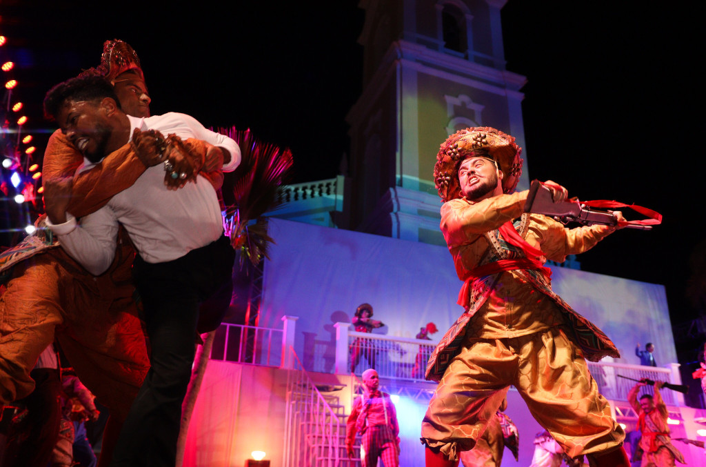 Peça teatral "Chuva de Bala no País de Mossoró" é encenada anualmente / Foto: Lucas Bulcão (Secom-PMM)