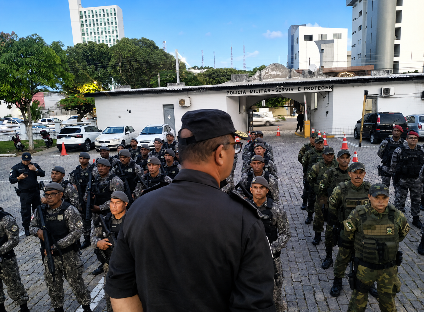 Coronel Alarico também comandou as tropas da Força Nacional em 2023. O reforço foi enviado pelo governo federal ao RN para auxiliar no enfrentamento das facções criminosas, considerado um dos momentos de superação 