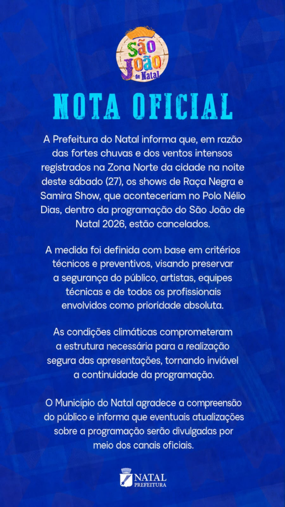 Nota prefeitura 