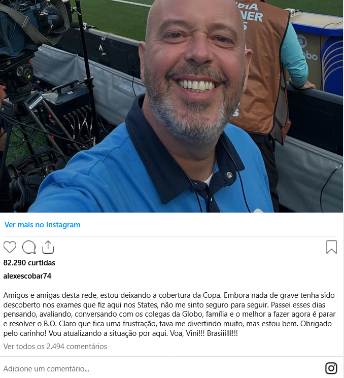 Publicação rede social