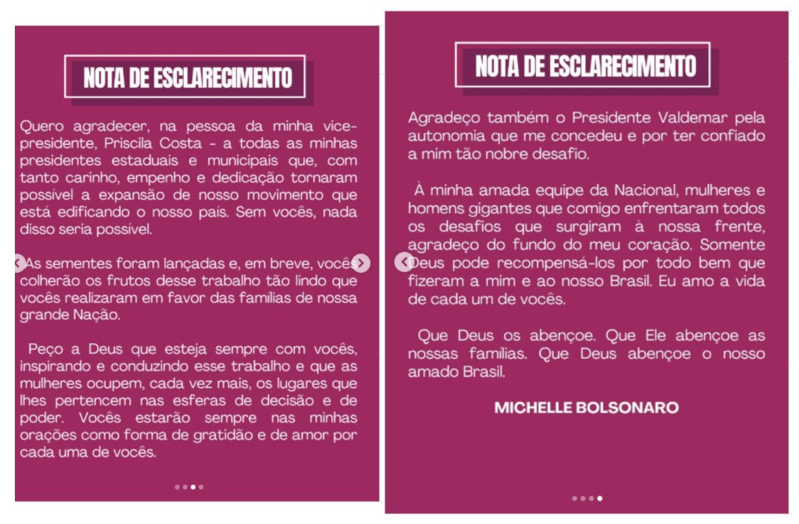 A ex-primeira-dama destacou ainda o trabalho realizado pelas dirigentes estaduais e municipais do PL Mulher, afirmando que o movimento continuará crescendo e fortalecendo a participação feminina na política.