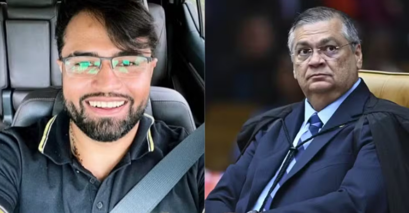 A investigação conduzida pela Polícia Federal está relacionada a conteúdos publicados pelo blogueiro Luís Pablo sobre o ministro Flávio Dino, também integrante do STF.