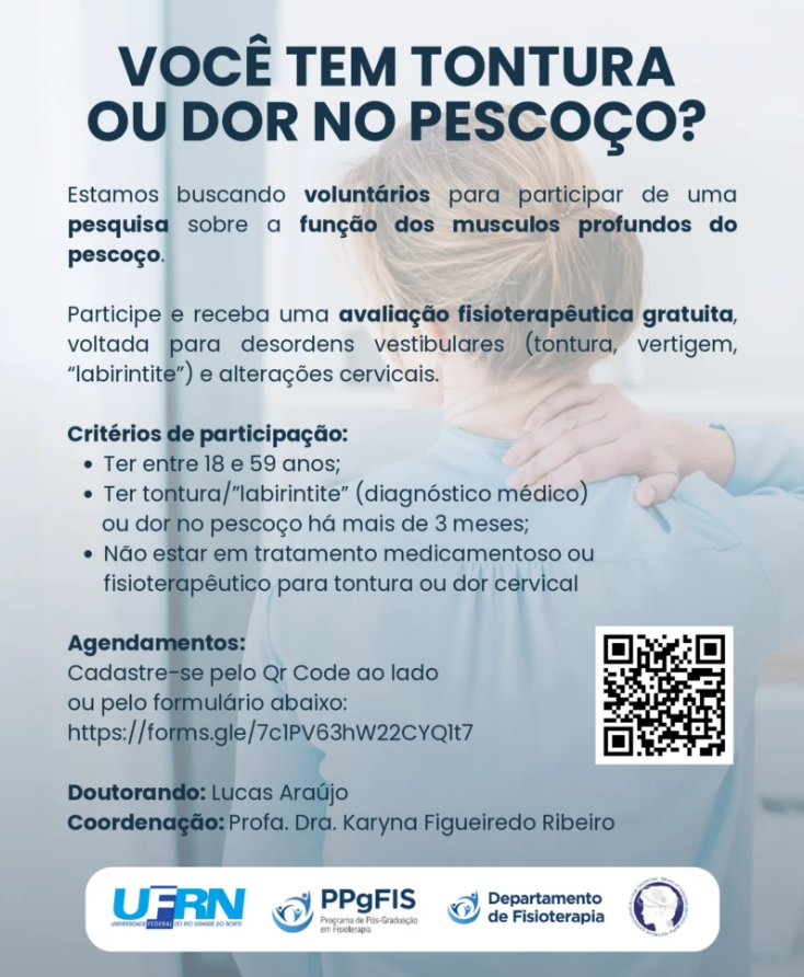 As pessoas que se enquadram nos critérios podem manifestar interesse por meio do formulário disponibilizado pela equipe responsável pelo estudo.