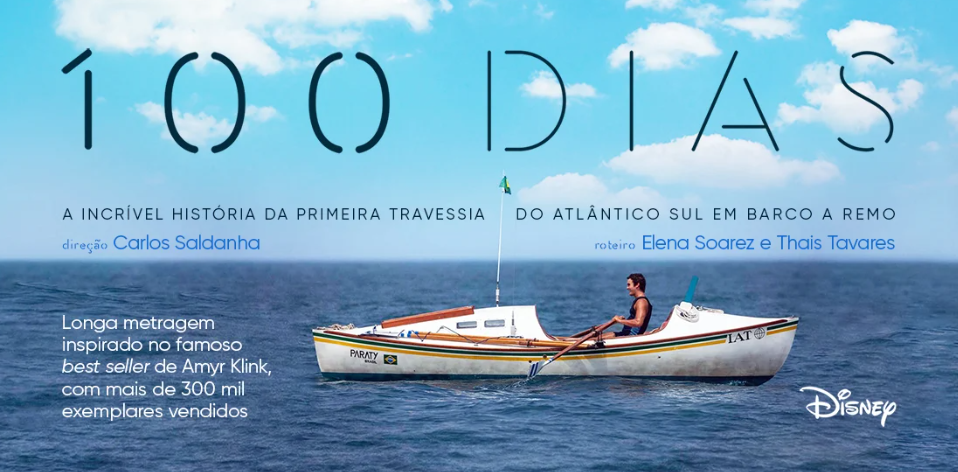 “100 Dias”, de Carlos Saldanha — inspirado na travessia de Amyr Klink entre a África e o Brasil.