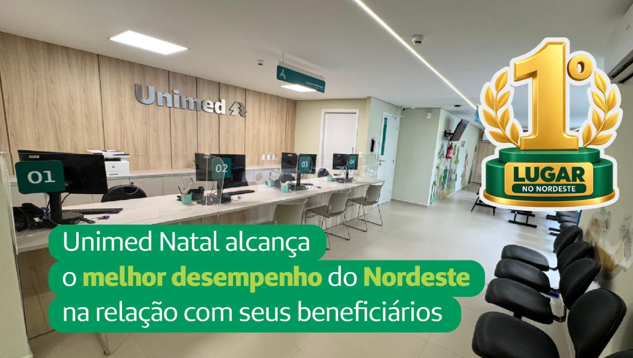 Uma sequência de resultados positivos no relacionamento com os beneficiários levou a Unimed Natal ao primeiro lugar entre as cooperativas Unimeds do Nordeste no Índice Geral de Reclamações (IGR).