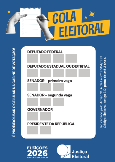 Colinha Eleitoral - TSE