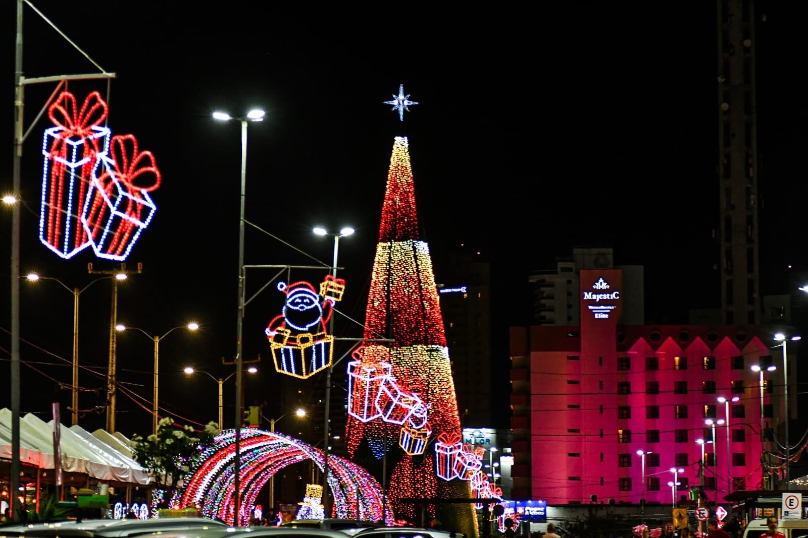 Decoração de Natal na capital Potiguar